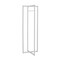 Monarch Specialties Coat Rack, Hall Tree, Free Standing, Hanging Bar, Entryway, 72"H, Bedroom, Metal, White I 2151 - alternate 1